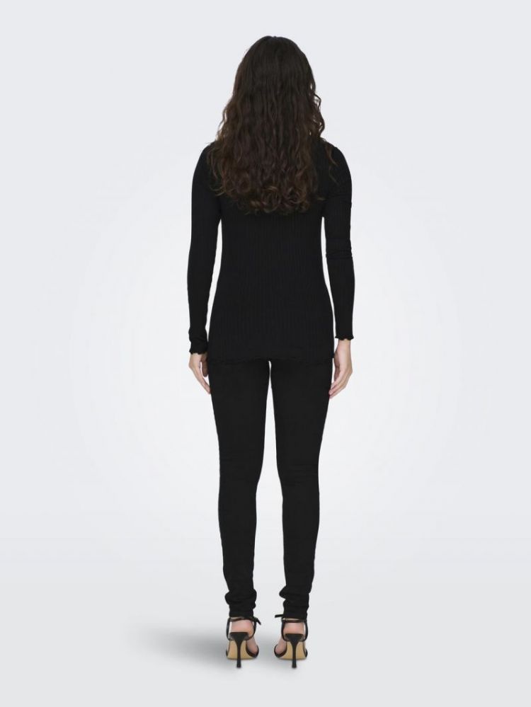 JDYFRANSISKA L/S HIGHNECK TOP  177911 Black