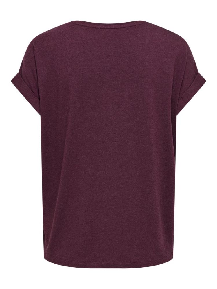 ONLMOSTER S/S O-NECK TOP NOOS 294455 Maroon B