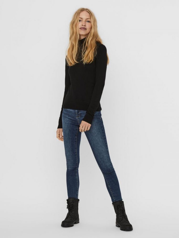 VMGLORY LS ROLLNECK BLOUSE GA  177868 Black
