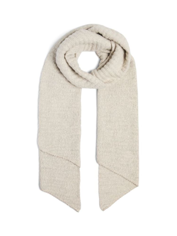 PCPYRON STRUCTURED LONG SCARF  188926 Whitecap