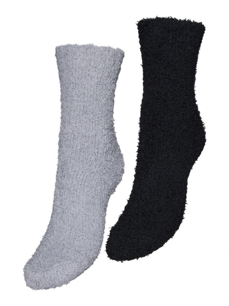 VMDORA FLUFFY SOCKS 2-PACK 177868001 Black