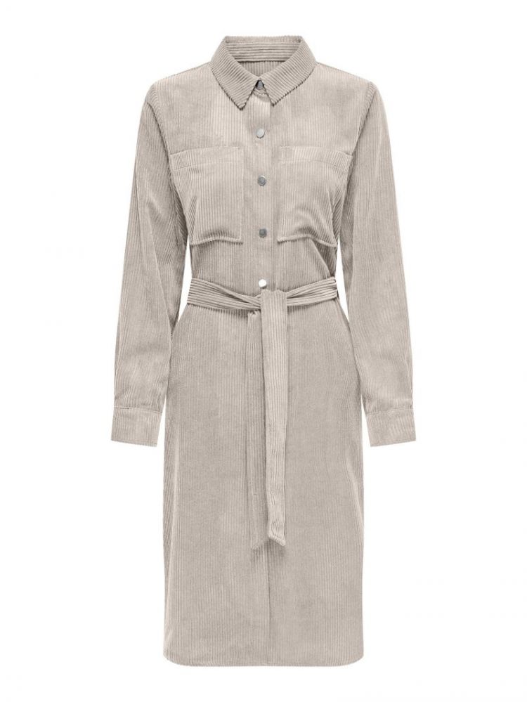 ONLMERLE BELTET DRESS OTW 189959 Pumice S