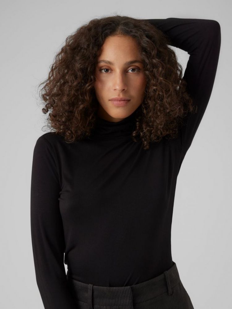 VMALBERTE LS ROLLNECK TOP JRS  177868 Black