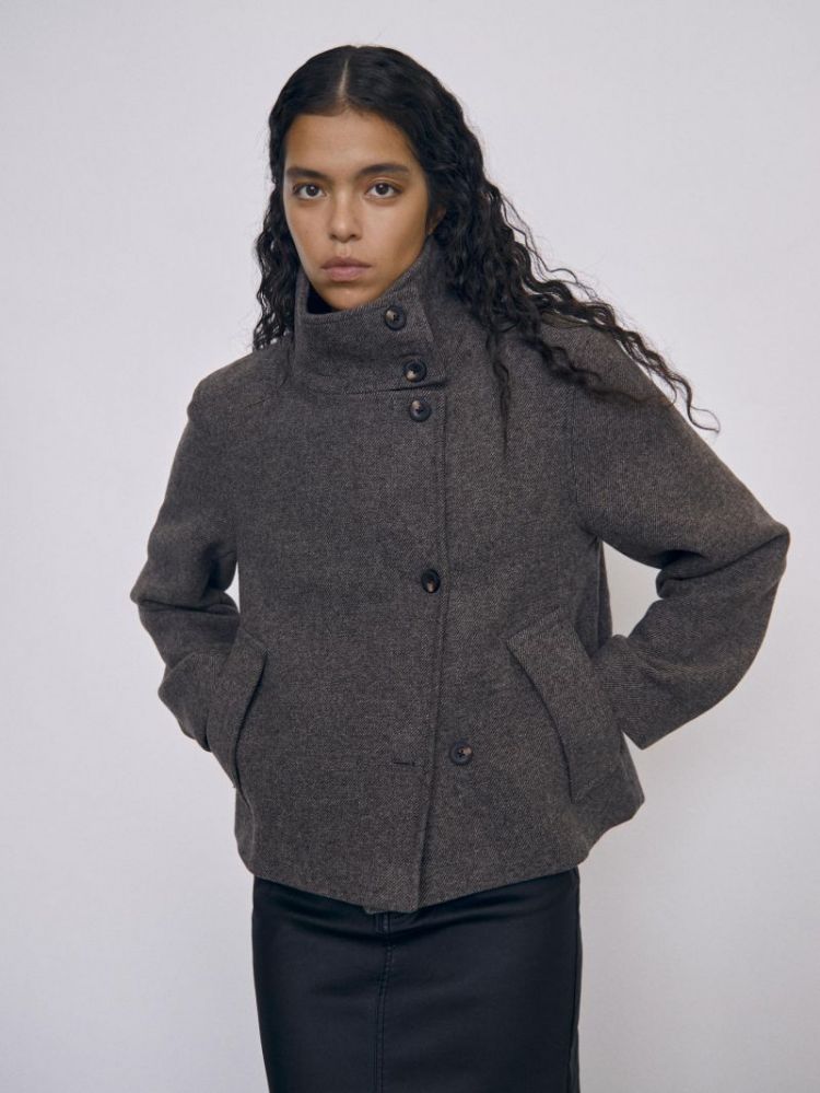 OBJRIKI RE SHORT COAT NOOS 192886001 Morel