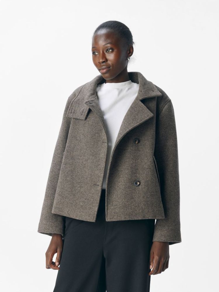 OBJRIKI RE SHORT COAT NOOS 192886001 Morel