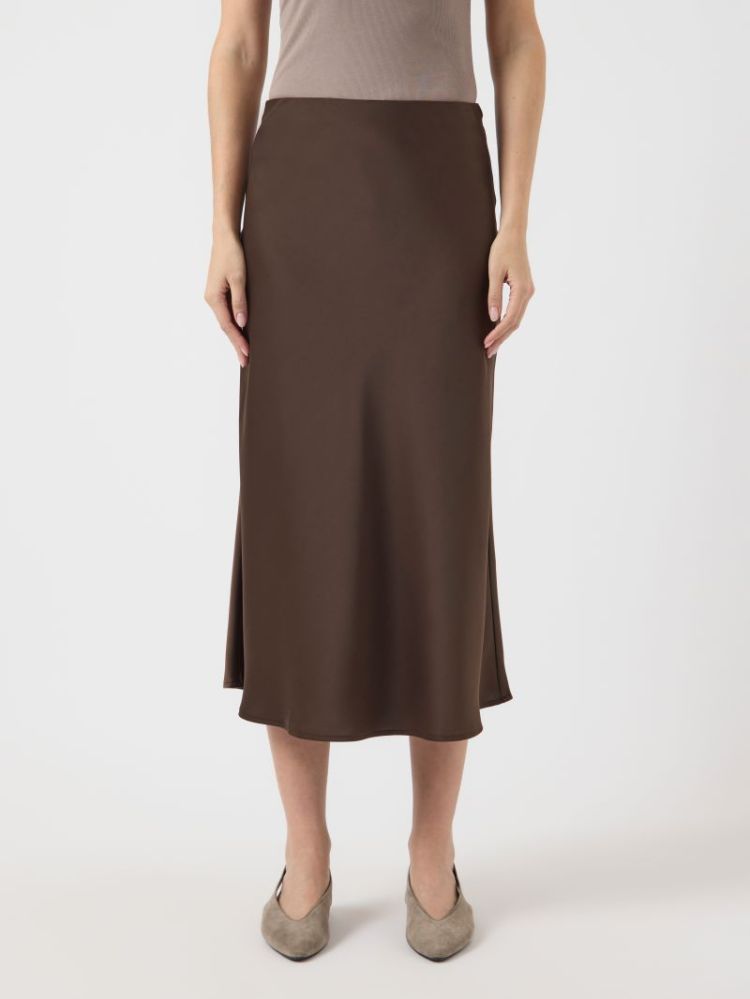 YASPELLA HW MIDI SKIRT S. NOOS 298838 Chocolat