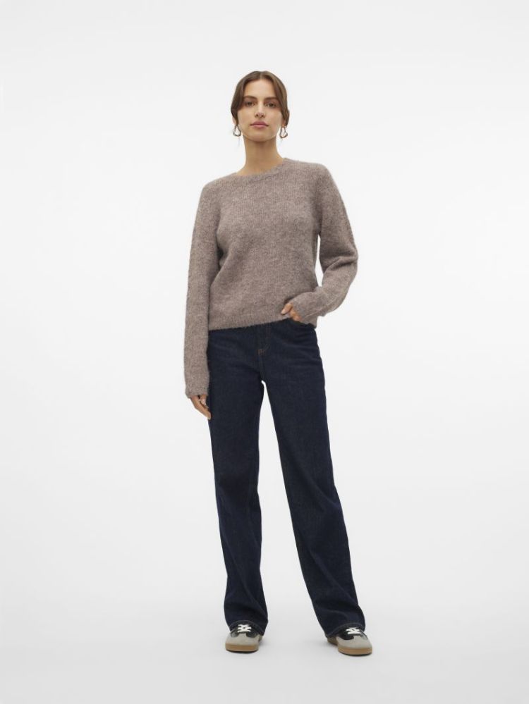 VMNOVAH LS O-NECK PULLOVER GA 292416001 Brown
