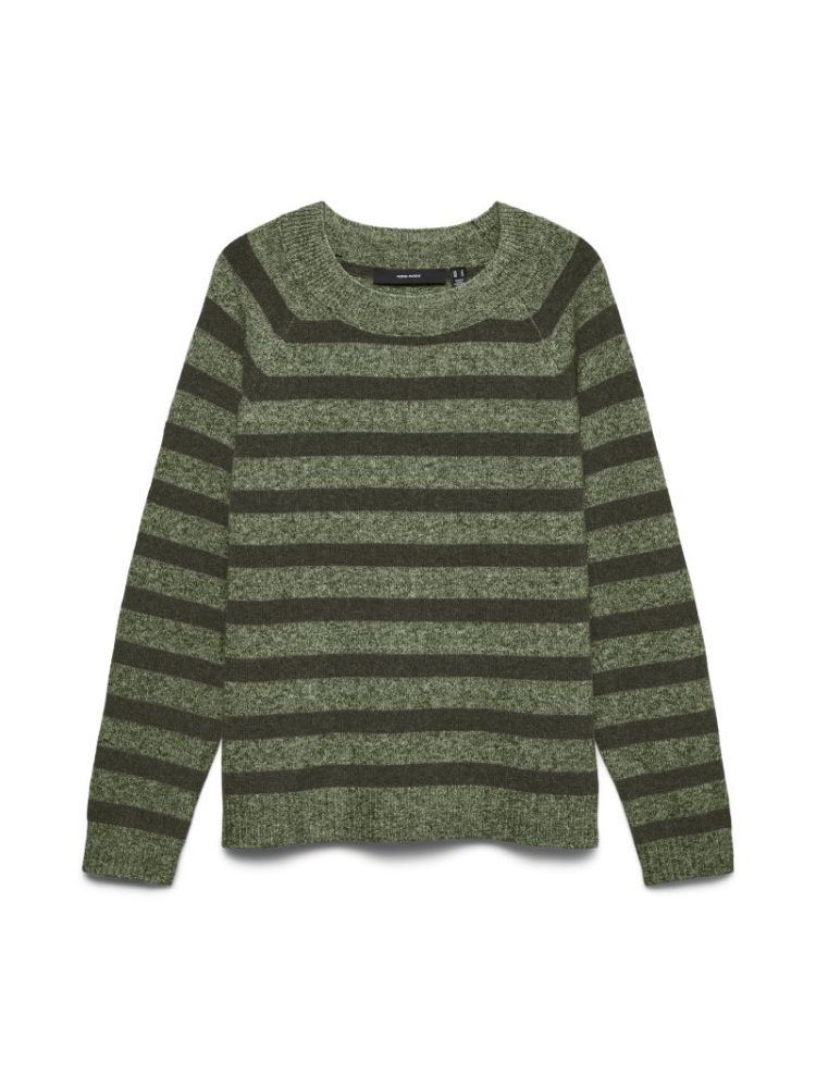 VMDOFFY LS O-NECK BLOUSE GA NO 242175040 Oil G