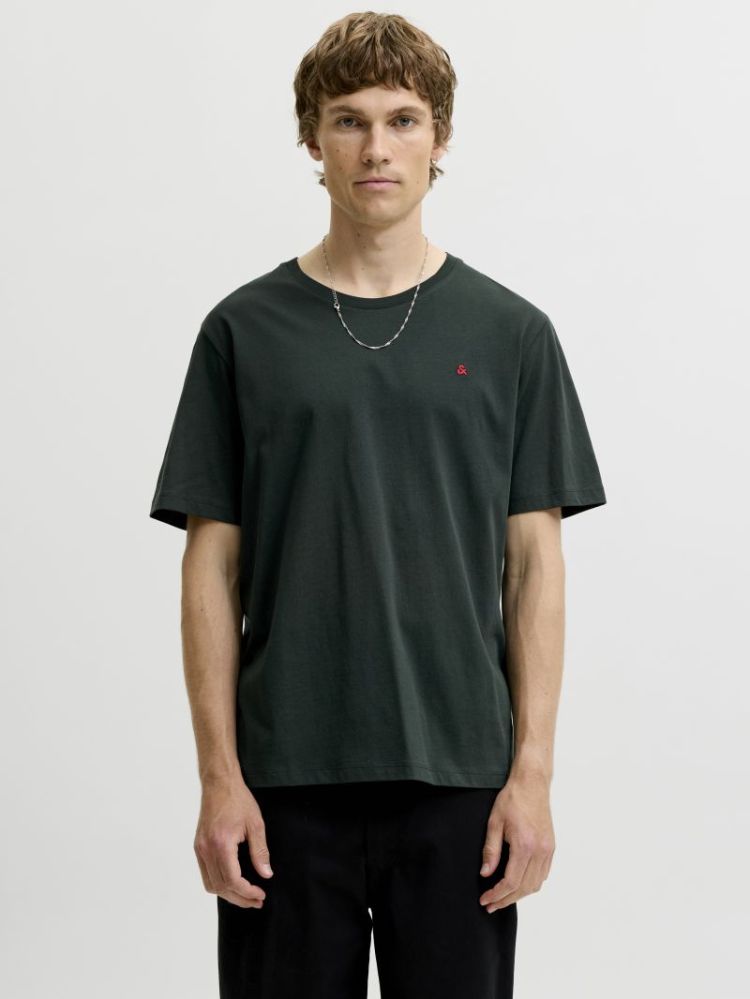 JJEPAULOS TEE SS CREW NECK NOO 177578 Scarab