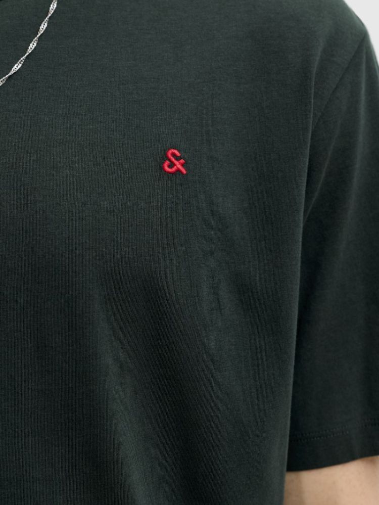 JJEPAULOS TEE SS CREW NECK NOO 177578 Scarab
