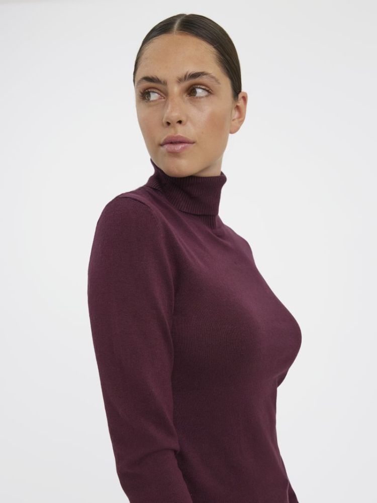 VMGLORY LS ROLLNECK BLOUSE GA 186320 Winetast