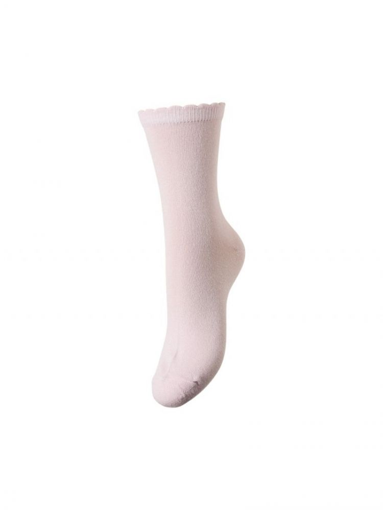 PCSEBBY GLITTER LONG SOCKS NOO 220712019 Rosea