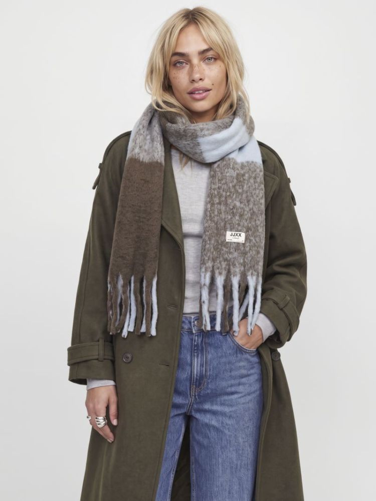 JXLESLIE SCARF ACC SN 176126013 Brack