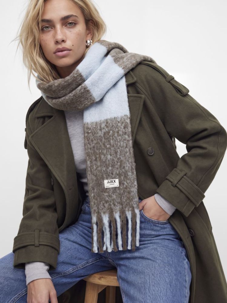 JXLESLIE SCARF ACC SN 176126013 Brack