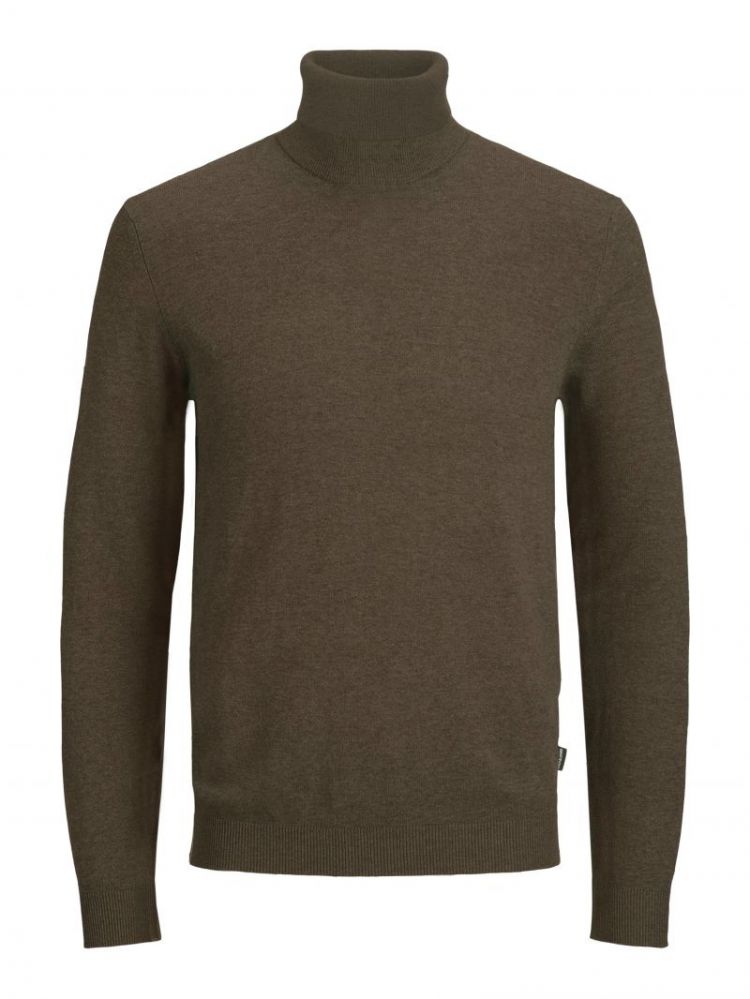 JJEEMIL KNIT ROLL NECK NOOS 175702005 Mulch