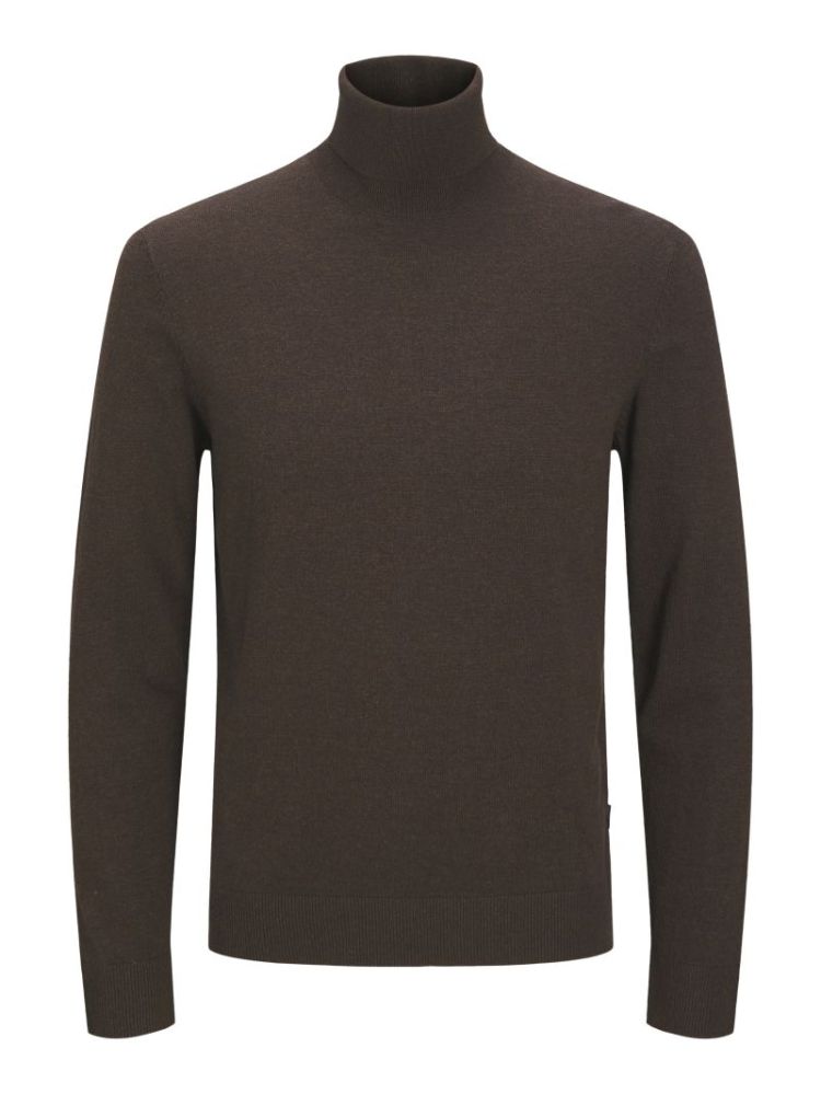 JJEEMIL KNIT ROLL NECK NOOS 175702005 Mulch
