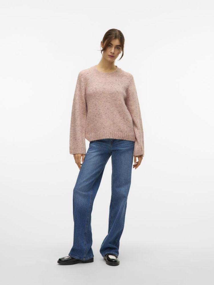 VMINGRID LS O-NECK PULLOVER BO 285978002 Pink