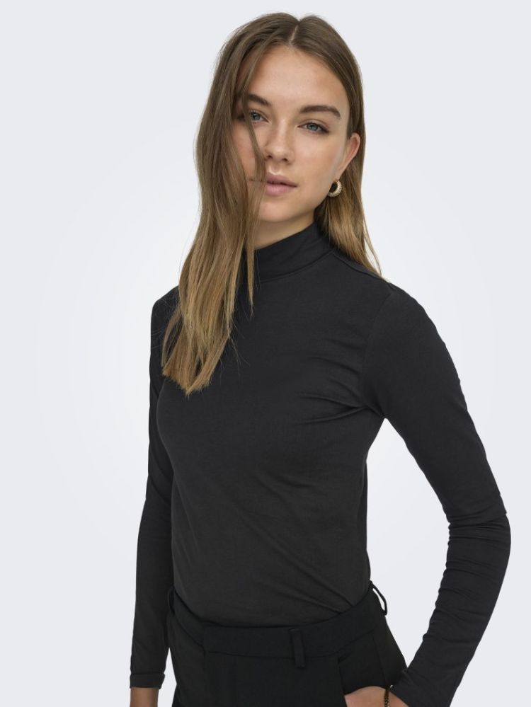 JDYAVA NEW TURTLENECK TOP JRS  177911 Black