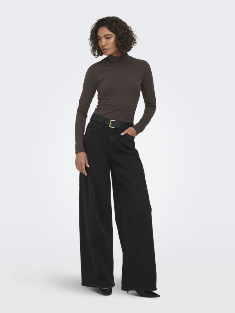 JDYAVA NEW TURTLENECK TOP JRS  244915 Chocolat