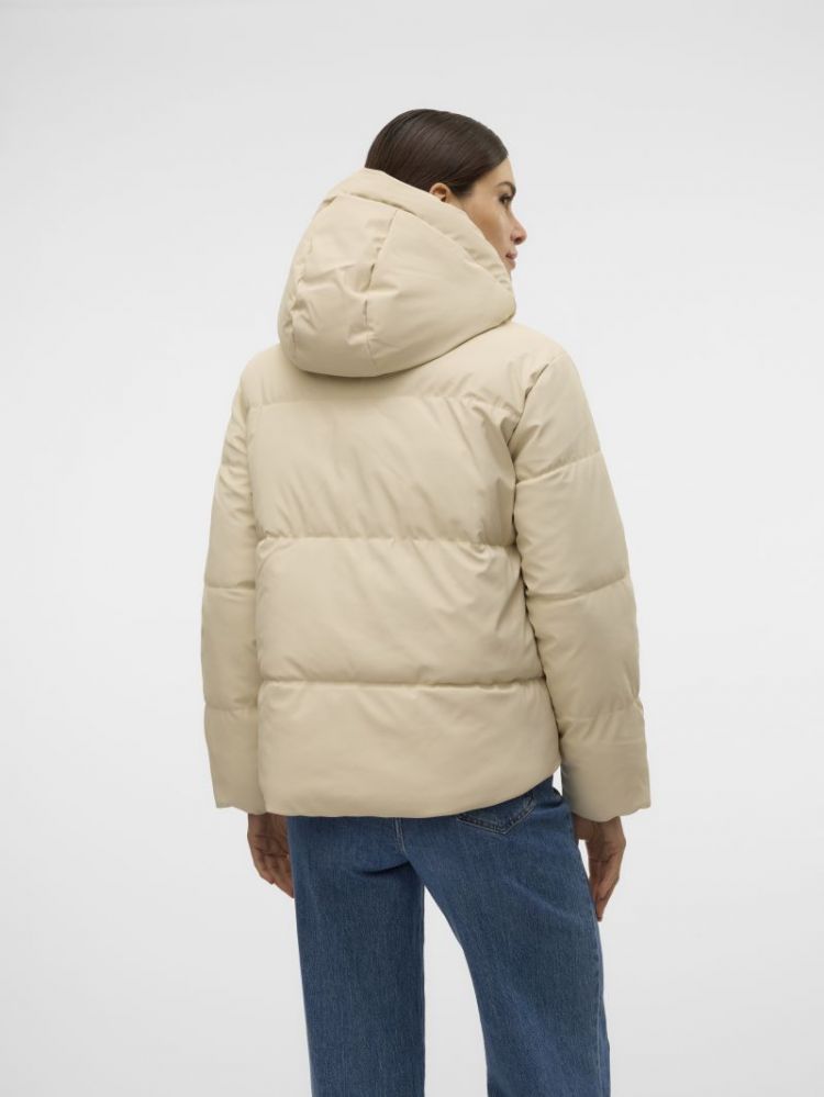 VMGRETAKYLIE SHORT COATED JACK 175626 Oatmeal