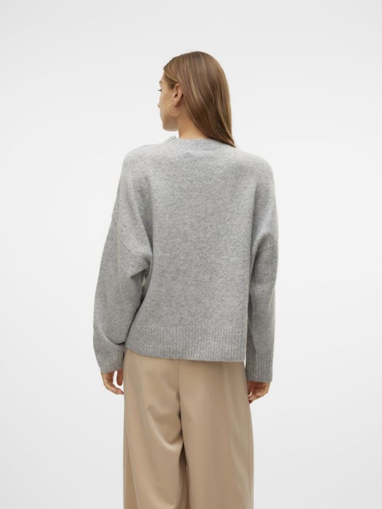 VMBOOM LS O-NECK PULLOVER GA N 178994 Light Gr