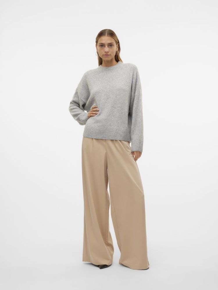 VMBOOM LS O-NECK PULLOVER GA N 178994 Light Gr