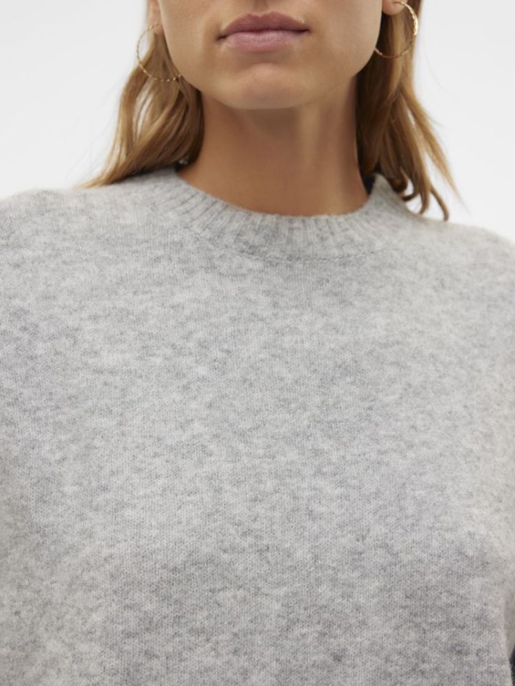 VMBOOM LS O-NECK PULLOVER GA N 178994 Light Gr