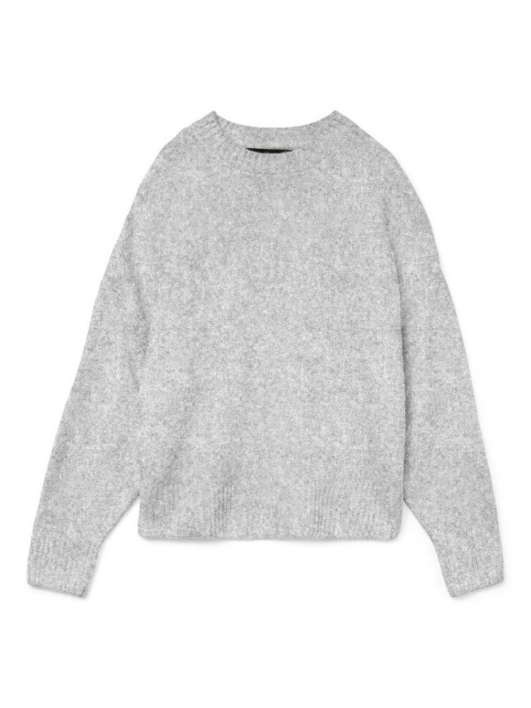 VMBOOM LS O-NECK PULLOVER GA N 178994 Light Gr