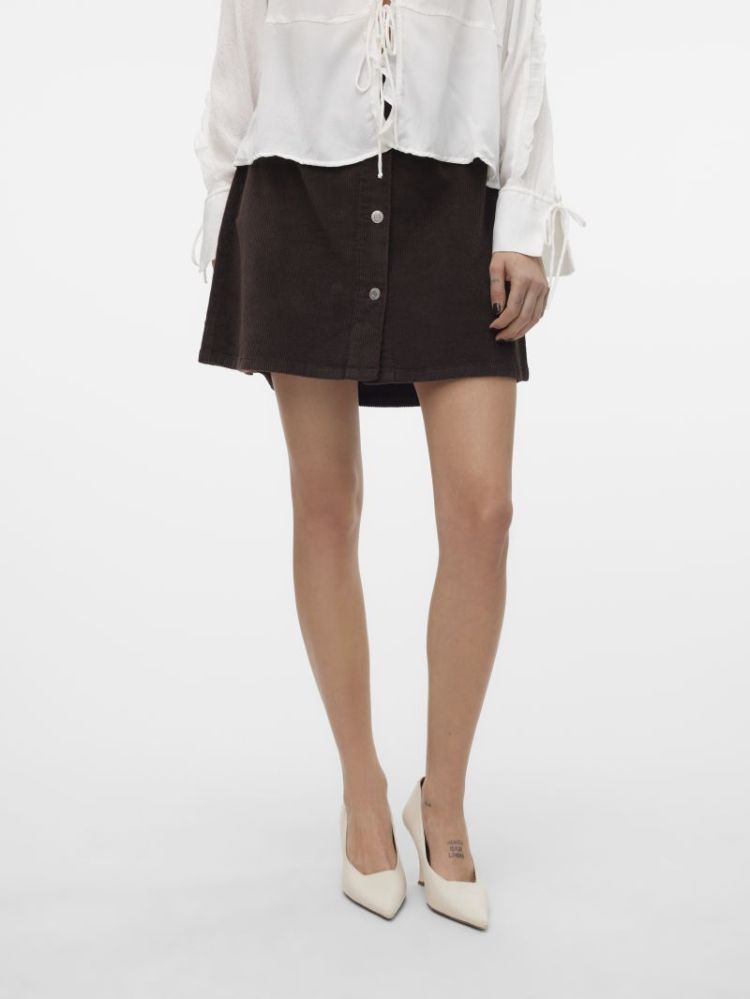 VMETTA HR SHORT CORD SKATER SK 297957 Chocolat