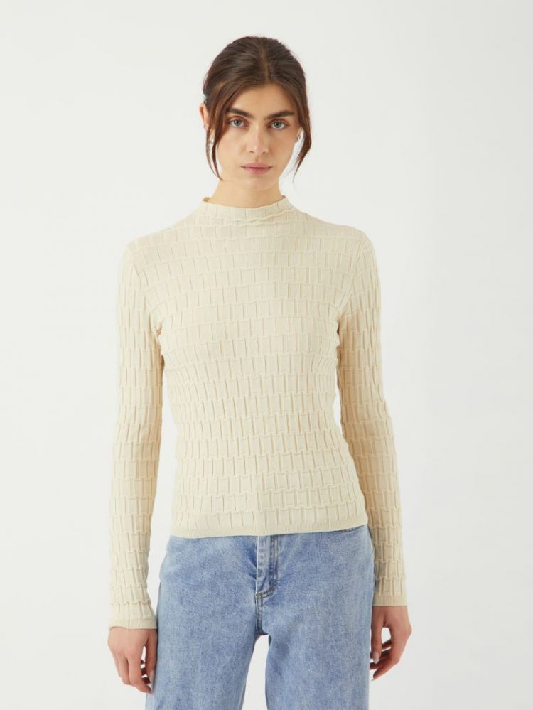YASTRIXO LS KNIT PULLOVER S. 214151 Birch