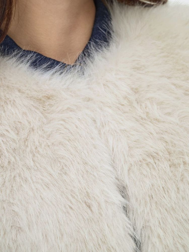 JDYORA FAUX FUR WAISTCOAT OTW 180083 Birch