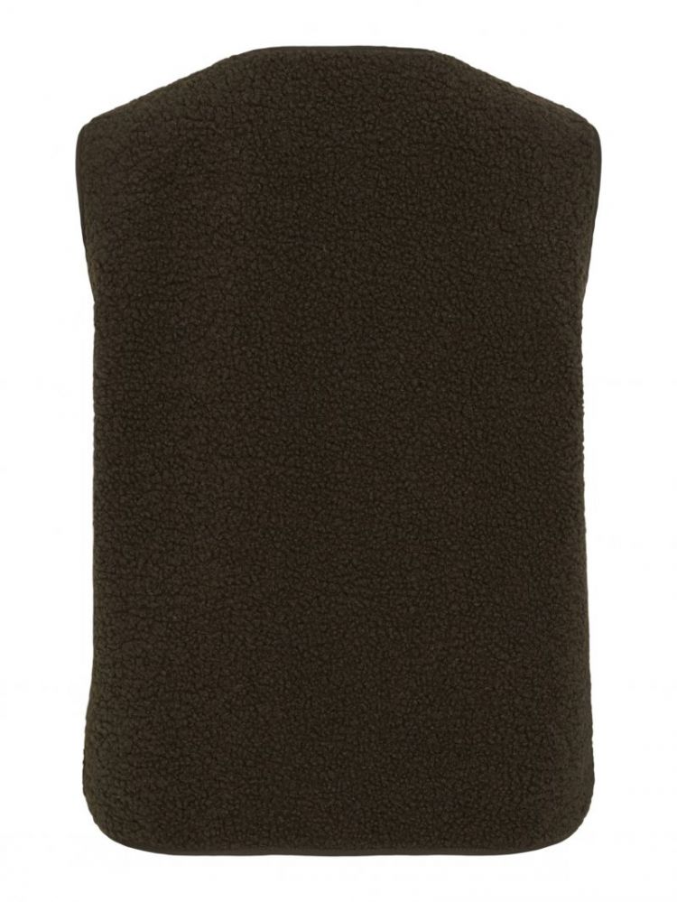 VIADA TEDDY VEST 196326 Coffee B