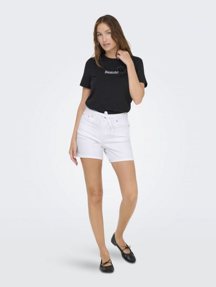 ONLGIANNA MW BELTED SHORTS AZG 179707 White De