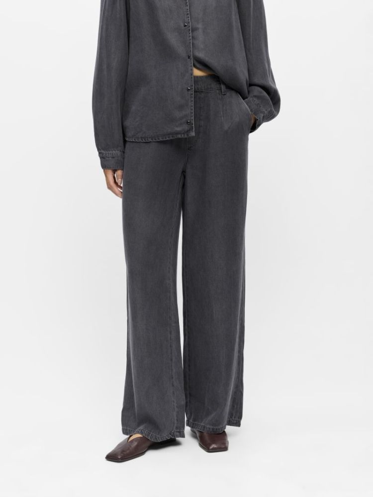 OBJFRAME LISA WIDE MW PANT NOO 177981003 Black