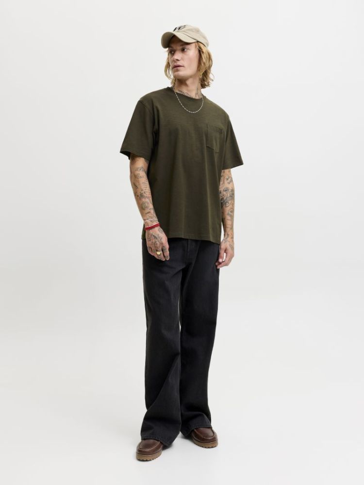 JJEDOVER SLUB TEE SS NOOS 176668 Rosin