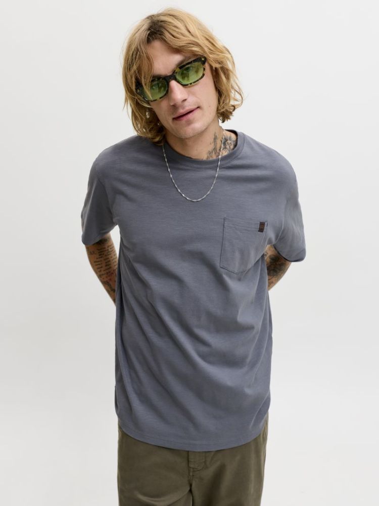JJEDOVER SLUB TEE SS NOOS 176720 Turbulen