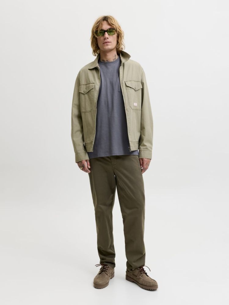 JJEDOVER SLUB TEE SS NOOS 176720 Turbulen