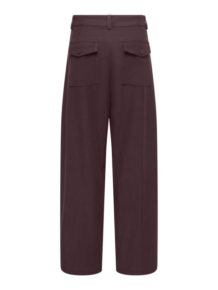 ONLCLAIR MW BARREL PANT PNT NO 184723 Fudge