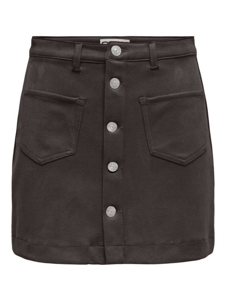 ONLAMAZING-STINA FAUX SUEDE SK 244915 Chocolat
