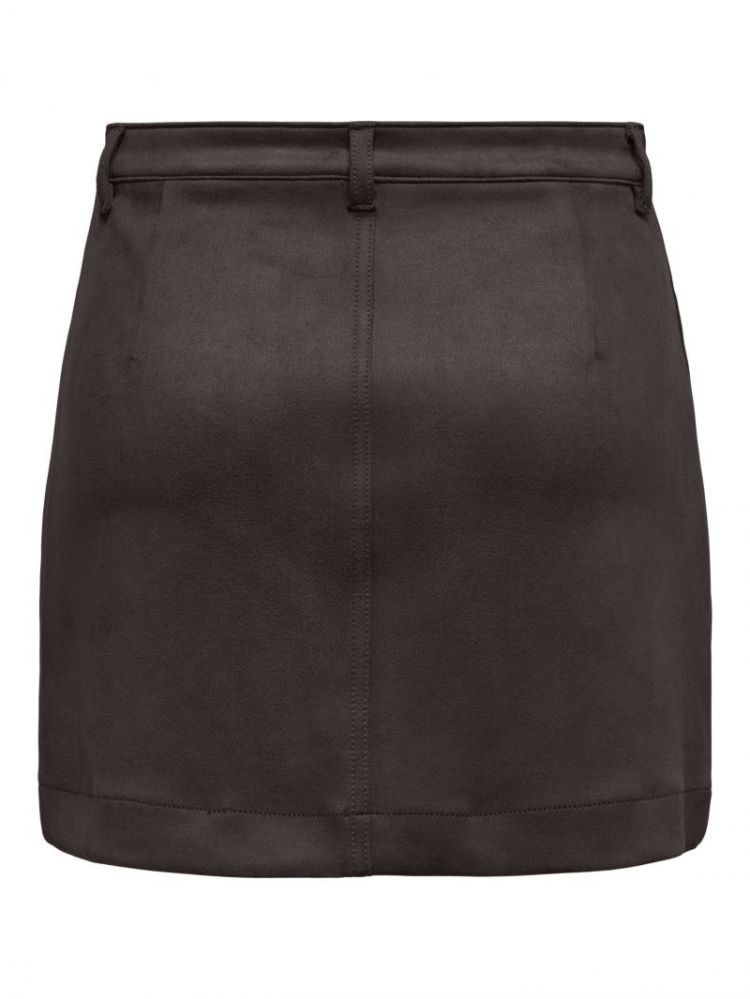 ONLAMAZING-STINA FAUX SUEDE SK 244915 Chocolat
