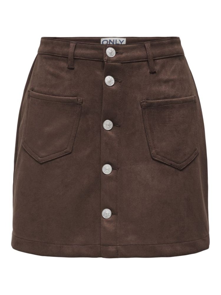 ONLAMAZING-STINA FAUX SUEDE SK 244915 Chocolat
