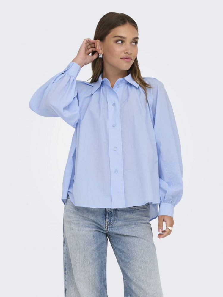 ONLRIVER LS SHIRT OX WVN 193179 Cashmere