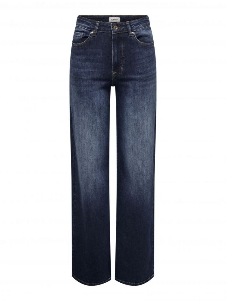 ONLMADISON BLUSH HW WIDE DNM R 177938 Dark Blu