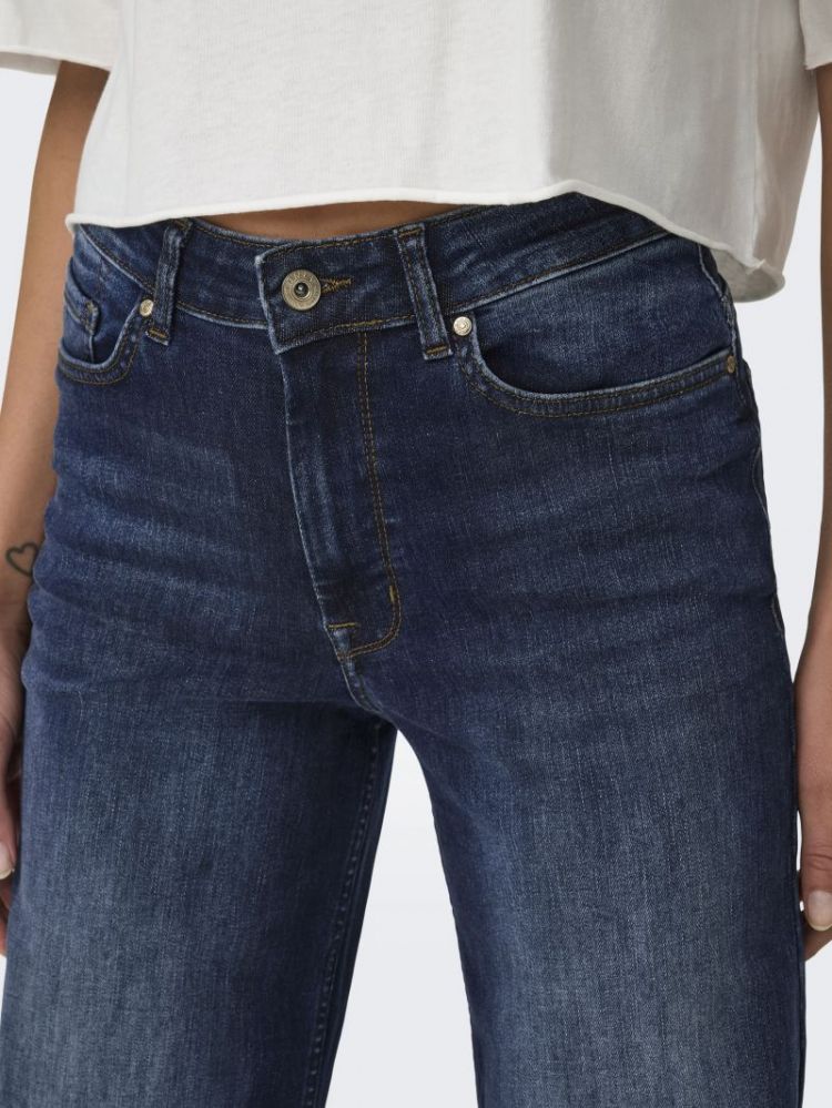ONLMADISON BLUSH HW WIDE DNM R 177938 Dark Blu