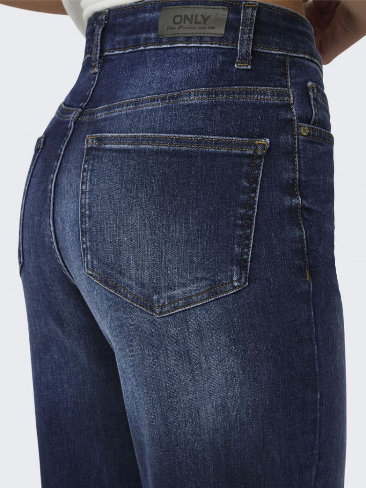 ONLMADISON BLUSH HW WIDE DNM R 177938 Dark Blu