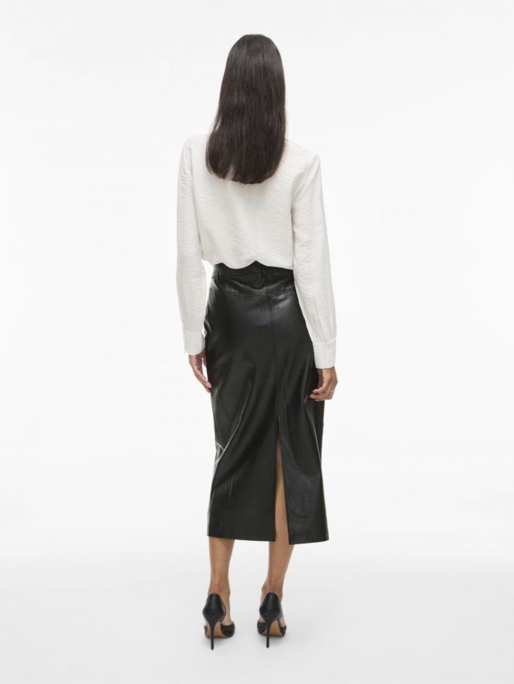 VIMILLIAN HW MIDI SKIRT 178035 Black