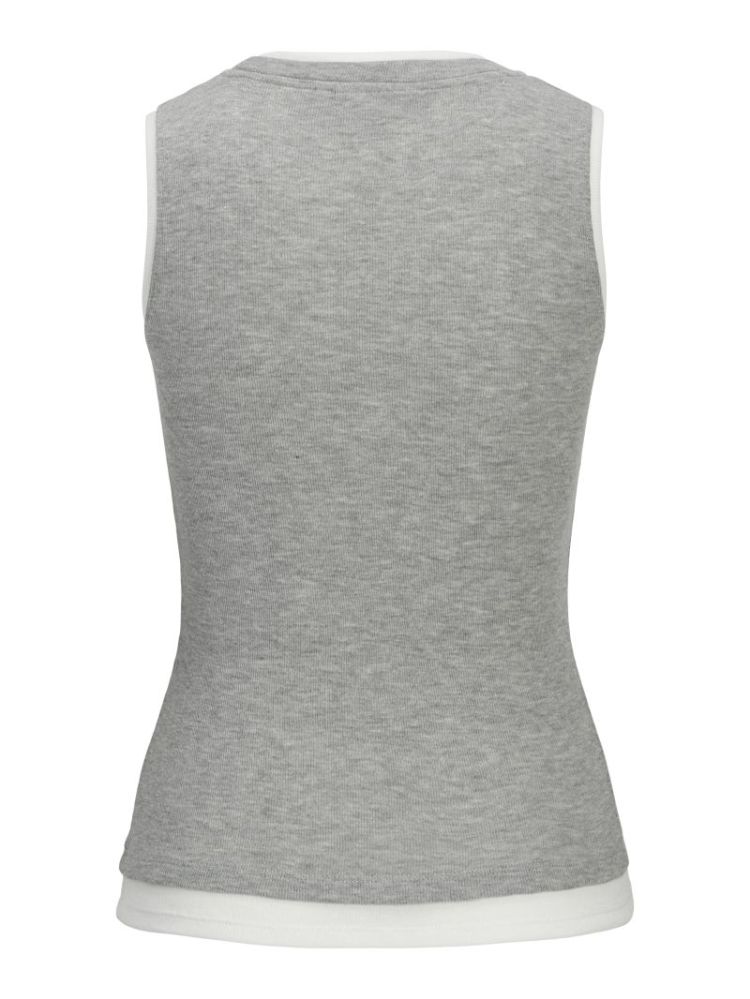 JXHENNA STR SL CONTRAST TOP JR 179085002 Light