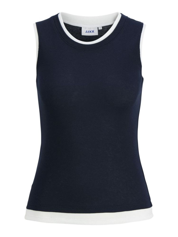JXHENNA STR SL CONTRAST TOP JR 175876002 Navy