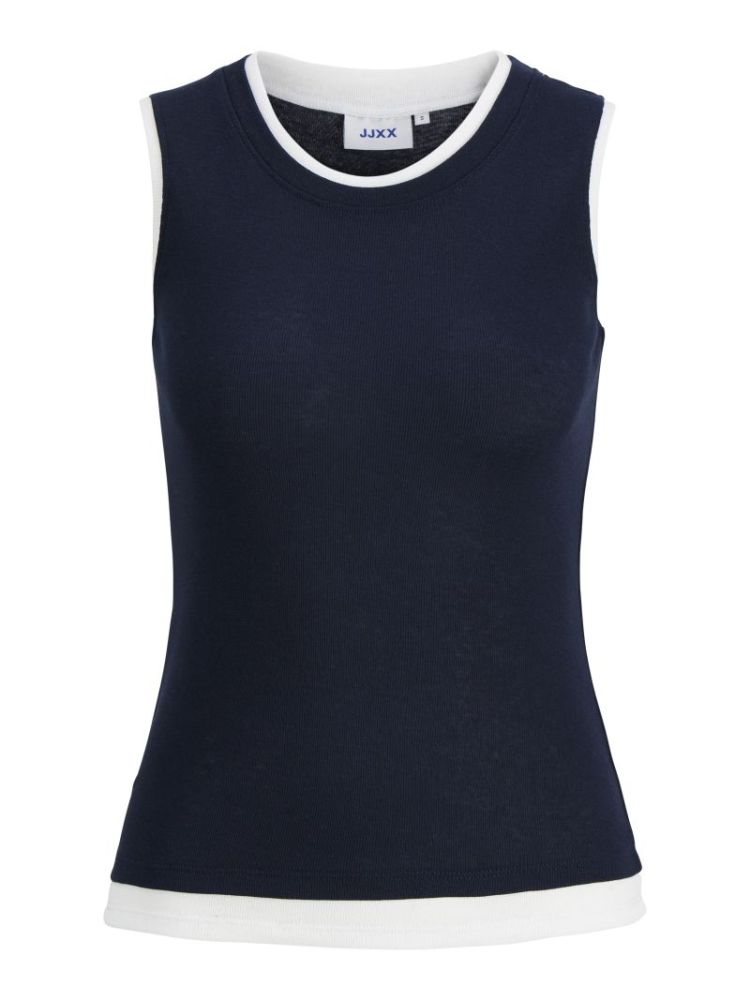 JXHENNA STR SL CONTRAST TOP JR 175876002 Navy