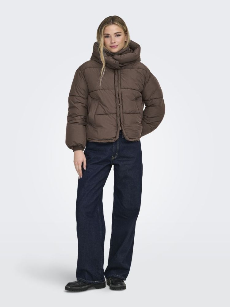 ONLCORNELIA PUFFER JACKET OTW 286415 Chocolat